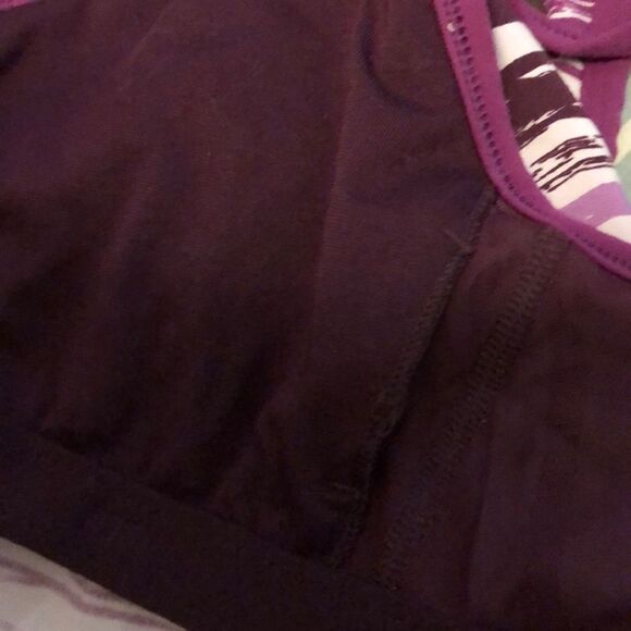 Lucy Purple Built In Bra Racer back Workout Tank Size XS - Picture 6 of 6